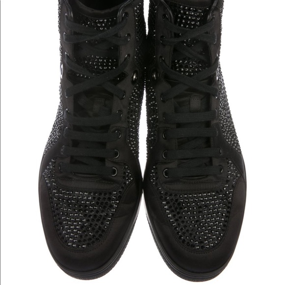 Gucci Satin High-Top Sneaker - Picture 3 of 8